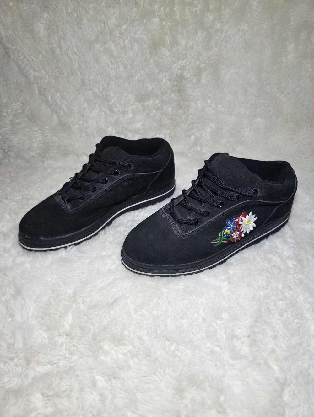 NWOT Vintage Swiss Alpine Fantasy Floral Suede Boots - Size US 9/9.5 | EU 40 - Picture 9 of 10